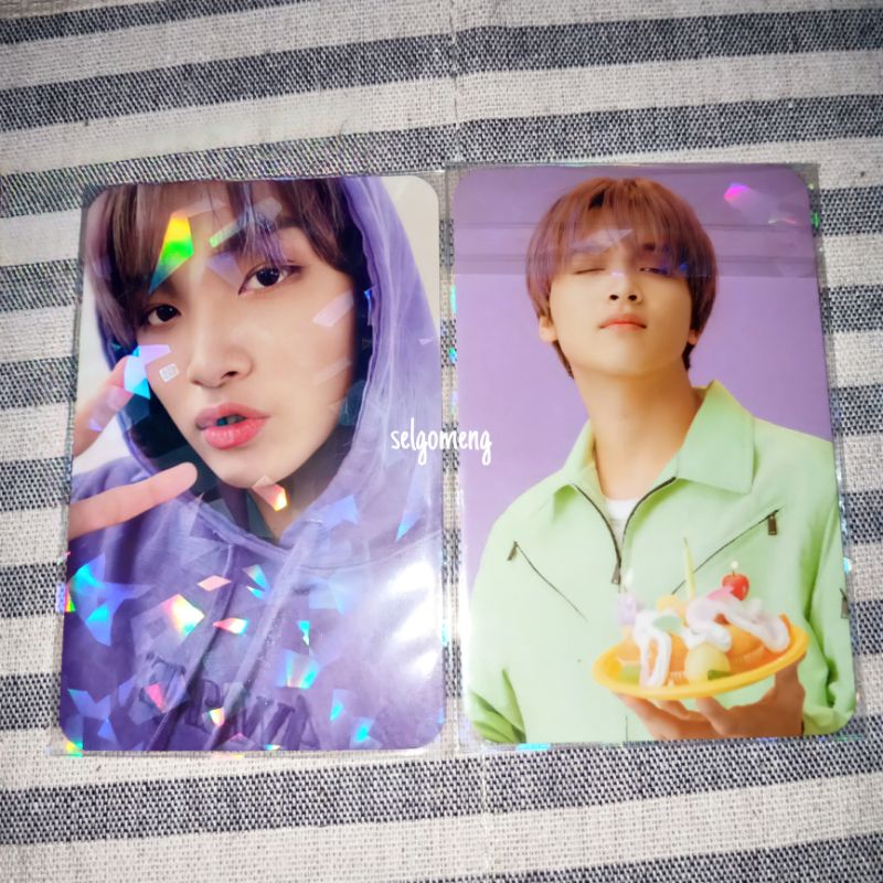 haechan photopack hoodie ungu pp sg seasons greetings 21 nct dream official pc poca photocard
