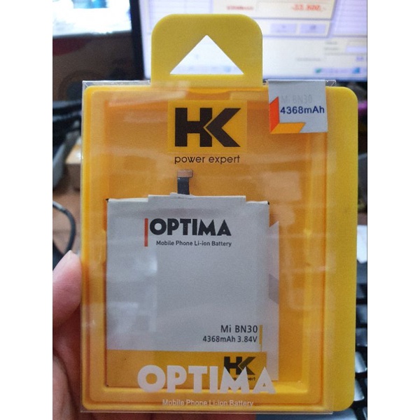baterai redmi 4a bn30 hk optima / batere redmi 4a bn30 hk optima / batre redmi 4a bn30 hk optima / b