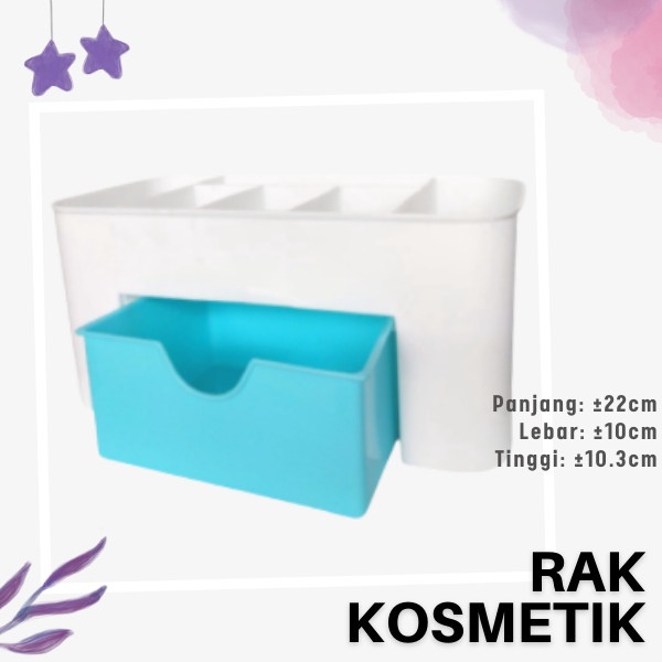 RAK KOSMETIK MINI STORAGE LACI MAKE UP / WADAH SKIN CARE PERHIASAN SERBAGUNA