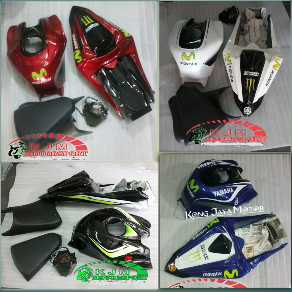 bodi belakang vixion new nvl - nva R25 plus cover tangki