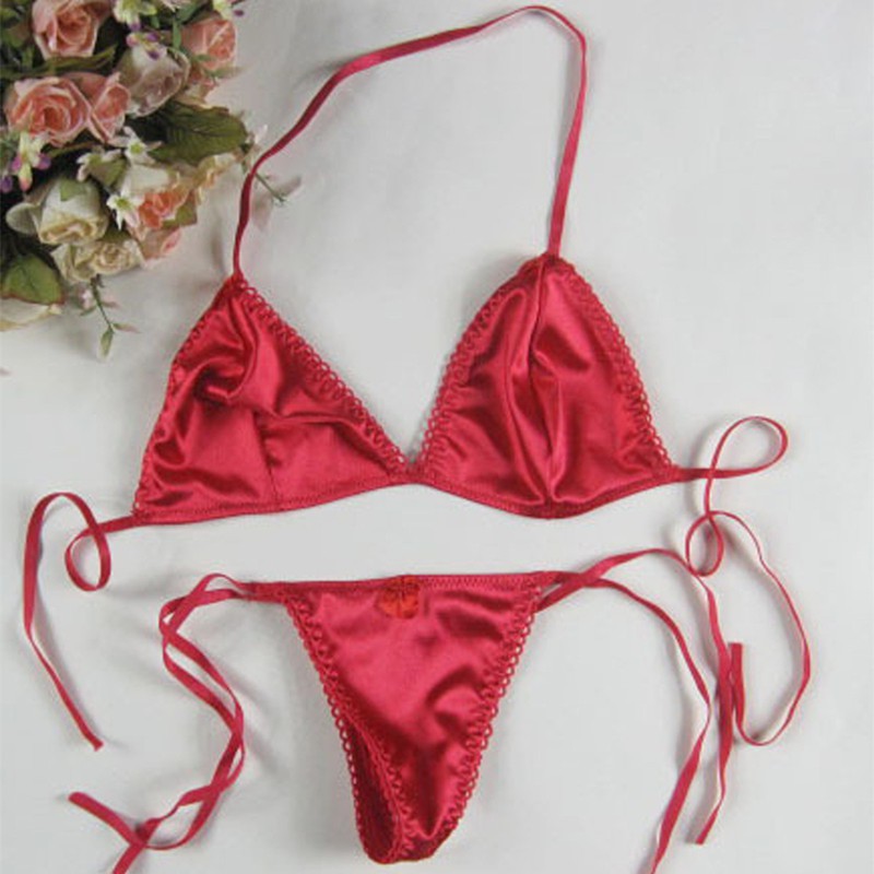 (COD) Bra Wanita Sexy Set Tali G String Lingerie b051-