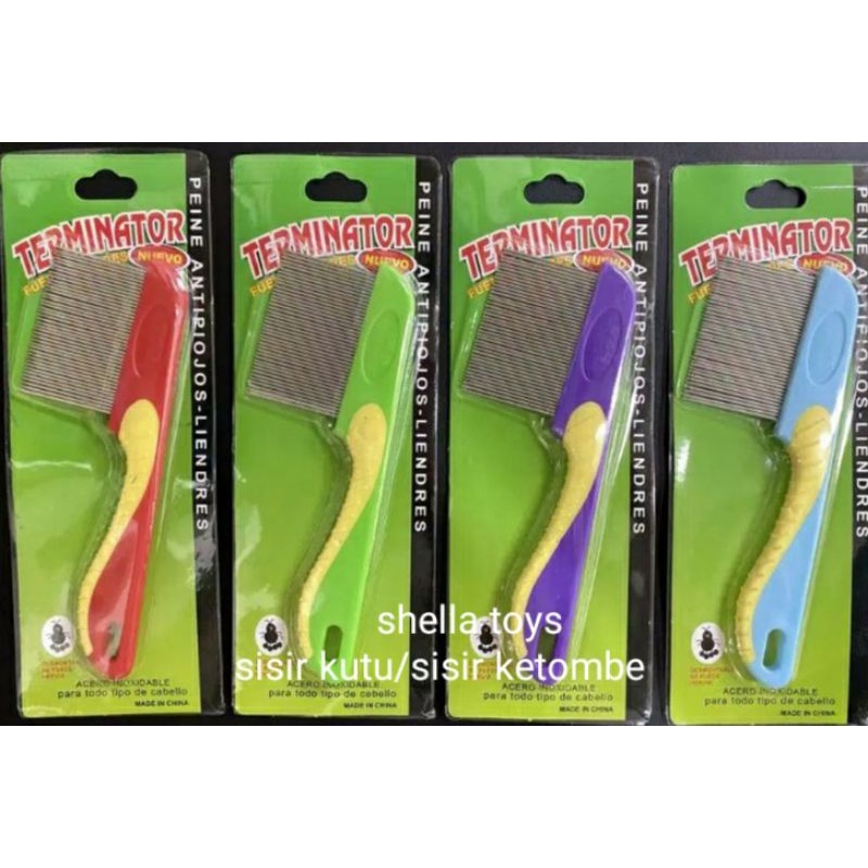 Sisir kutu / Sisir kutu dan Ketombe/Sisir serur logam