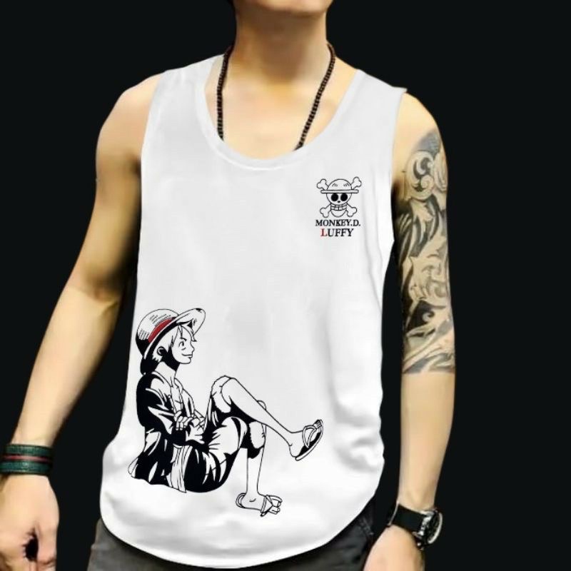 Singlet lekton pria keren khusus warna putih