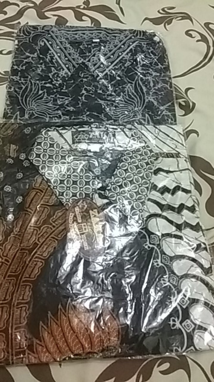 Bswart Batik Hrb026 Kenongo Hem Pendek Padi Pekalongan M L Xl Batik Pria Murah Modern Grosir