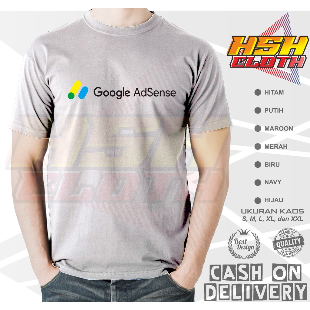 Kaos Google Adsense Original Kaos Perusahaan Kaos Distro - HSHcloth-4
