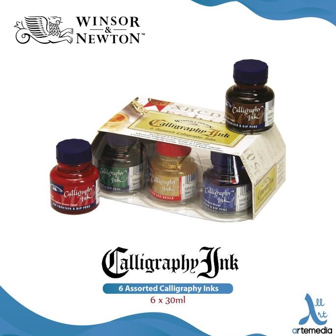 

[[COD]] Tinta Akrilik Winsor & Newton 6x30ml Calligraphy Ink Pigment Color Set BERKUALITAS Kode 512