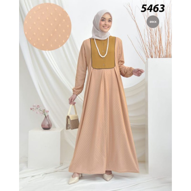 GAMIS WANITA IMPORT TILE BROKAT  SYAKILA  PAKAIAN CEWEK TERBARU IMPORT GAMIS SORA  IMS-19