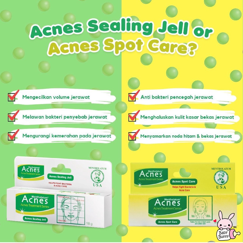 ❤ BELIA ❤ Acnes Spot Care | Gel Transparan | Obat Jerawat 12g | BPOM