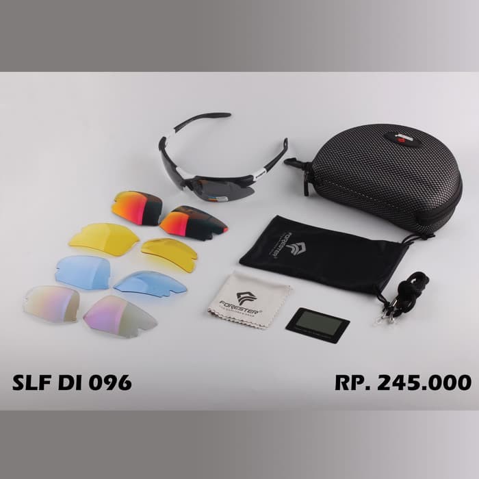 Kacamata Polarized Kacamata Olahraga Full Set Sunglasses Sepeda Gowes Gunung Pria Wanita Forester Slf-Di 096 Thomgear Paiton Probolinggo