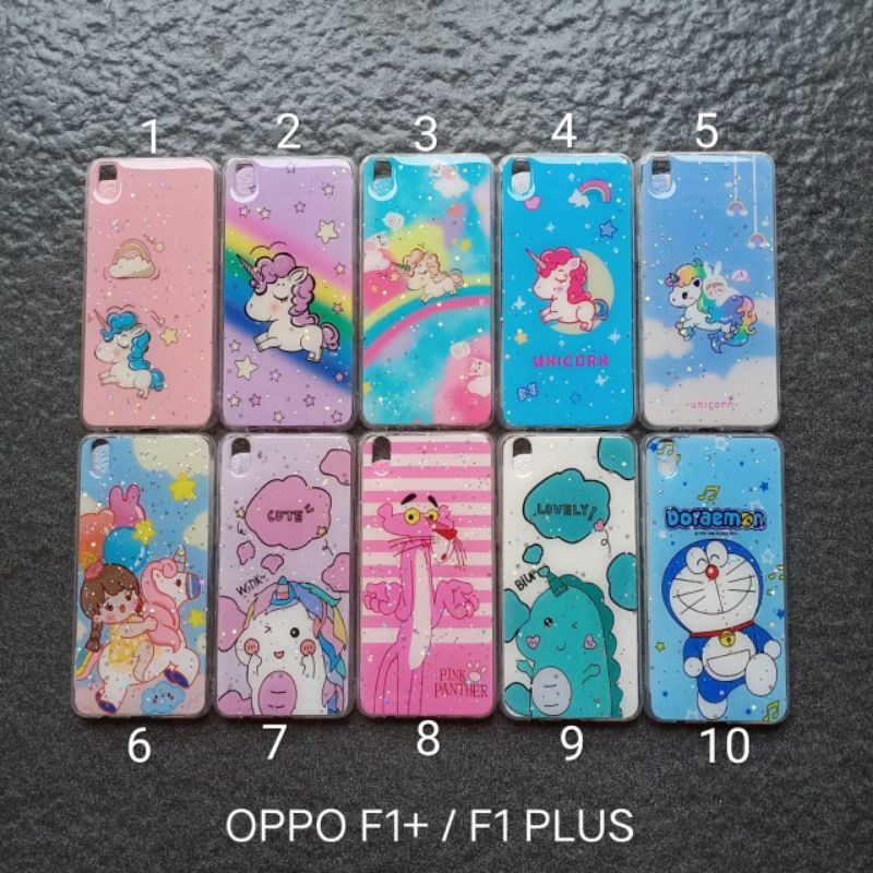 soft case Oppo F1 PLUS  . F1+ . R9 (3 motif ) gambar karakter cewek softcase softsell silikon cover