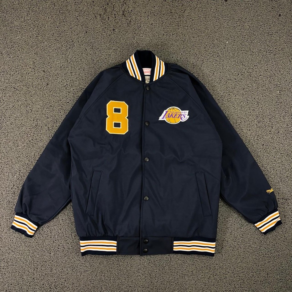 JACKET VARSITY LA LAKERS 8 NAVY