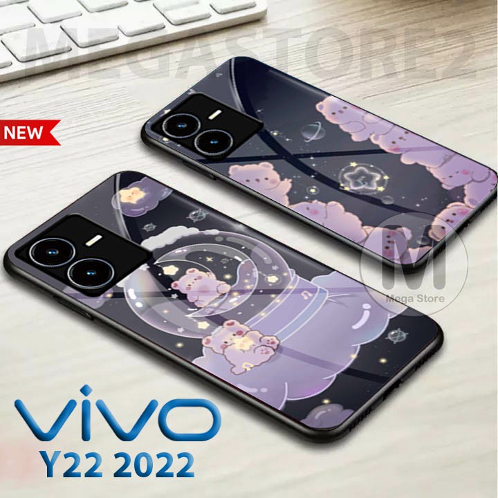 VIVO Y22 2022 [ MG-201 ] Softcase Kaca VIVO Y22 2022 Case Hp VIVO Y22 2022 Casing Hp VIVO Y22 2022 S