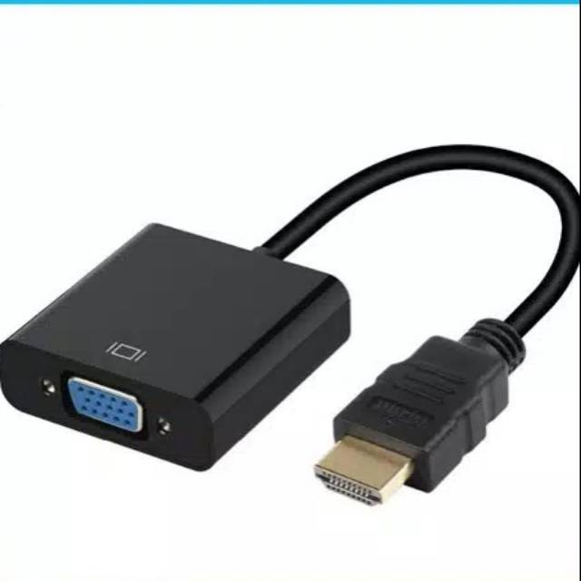 (WITH AUDIO) Kabel Converter HDMI TO VGA /Konektor Hdmi ke Vga harga