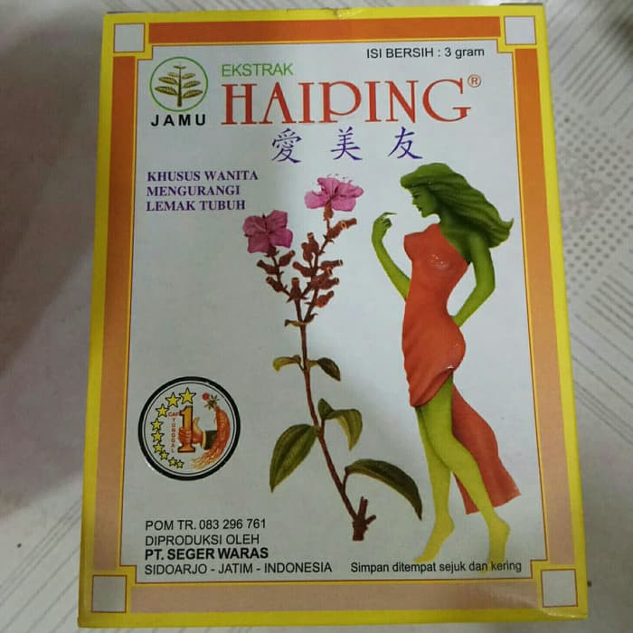 JAMU HAIPING SERBUK PELANGSING PELUNTUR LEMAK 24PCS