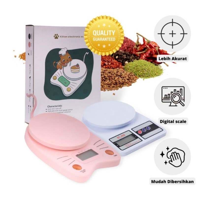 MJ88 TIMBANGAN LIMITED EDITION MOTIF CAT &amp; TIMBANGAN SF400 TIMBANGAN DAPUR SUPER MURAH