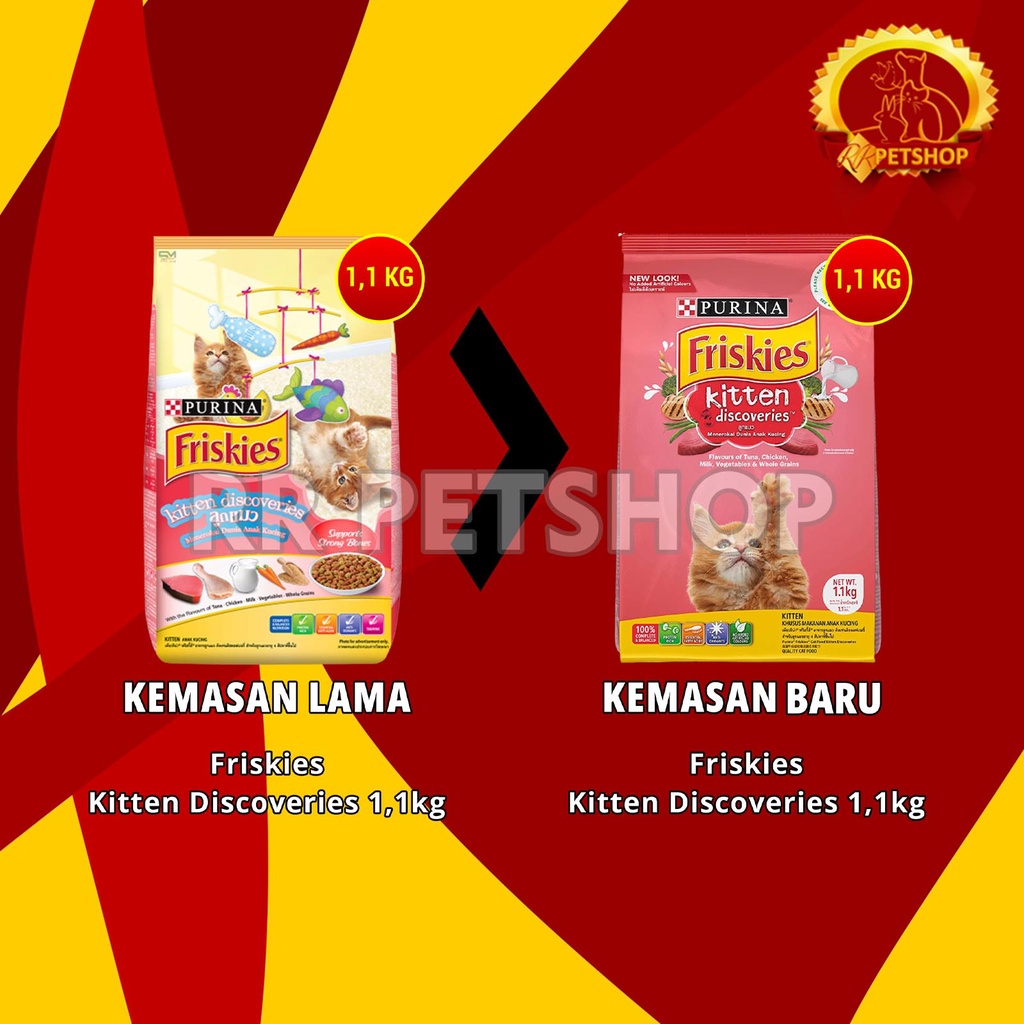 Cat Food / Makanan Anak Kucing Friskies Kitten Discoveries 1,1 kg
