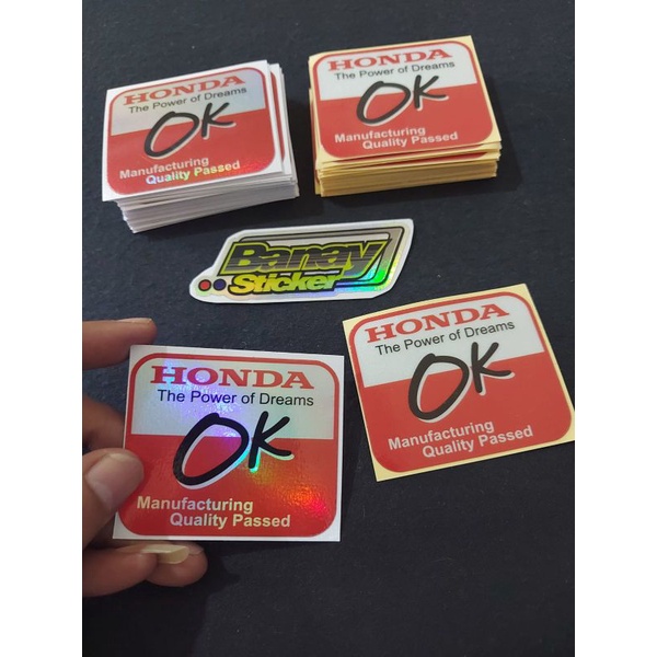 STICKER OK HONDA PRINCUTT