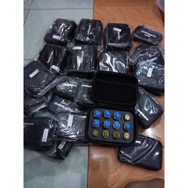 Tempat cincin isi 12.wadah akik.
