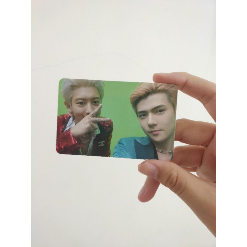 Photocard Sehun Chanyeol 1Billion Views