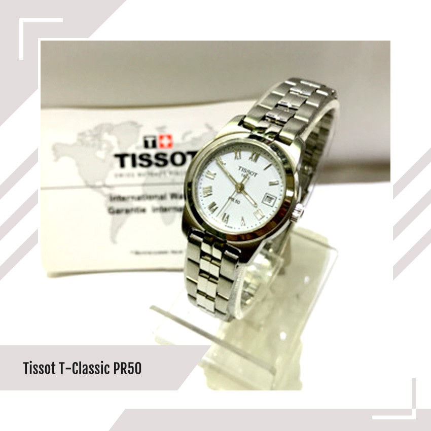 JAM TANGAN ORIGINAL TISSOT T-CLASSIC PR50 WANITA