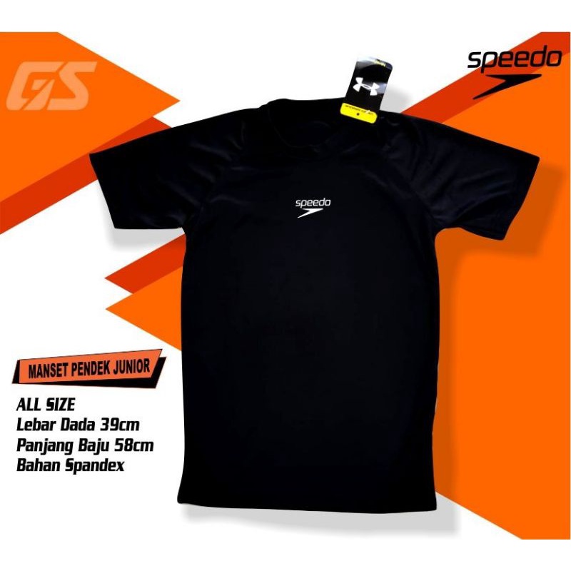 Baju renang anak lengan pendek kaos renang junior