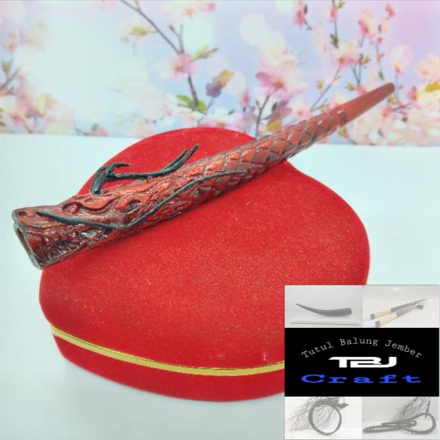 Pipa once akar bahar tali arus merah UKIR NAGA TBJcraft