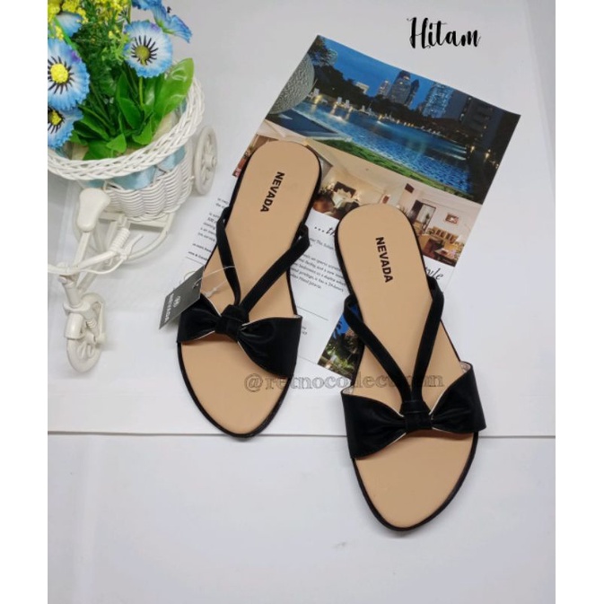 sandal slop wanita slip/sendal slop wanita nevada/slop T