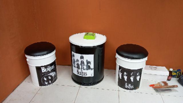 Kursi Tong Motif The Beatles