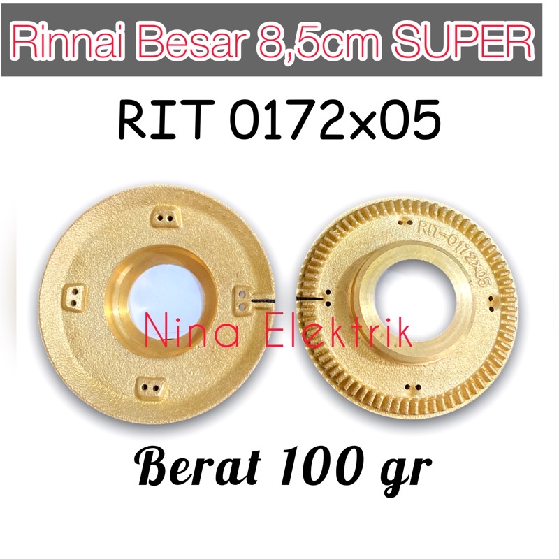 BURNER RINNAI LUBANG BESAR RI 602 A (super tebal like ori) - harga 1pcs