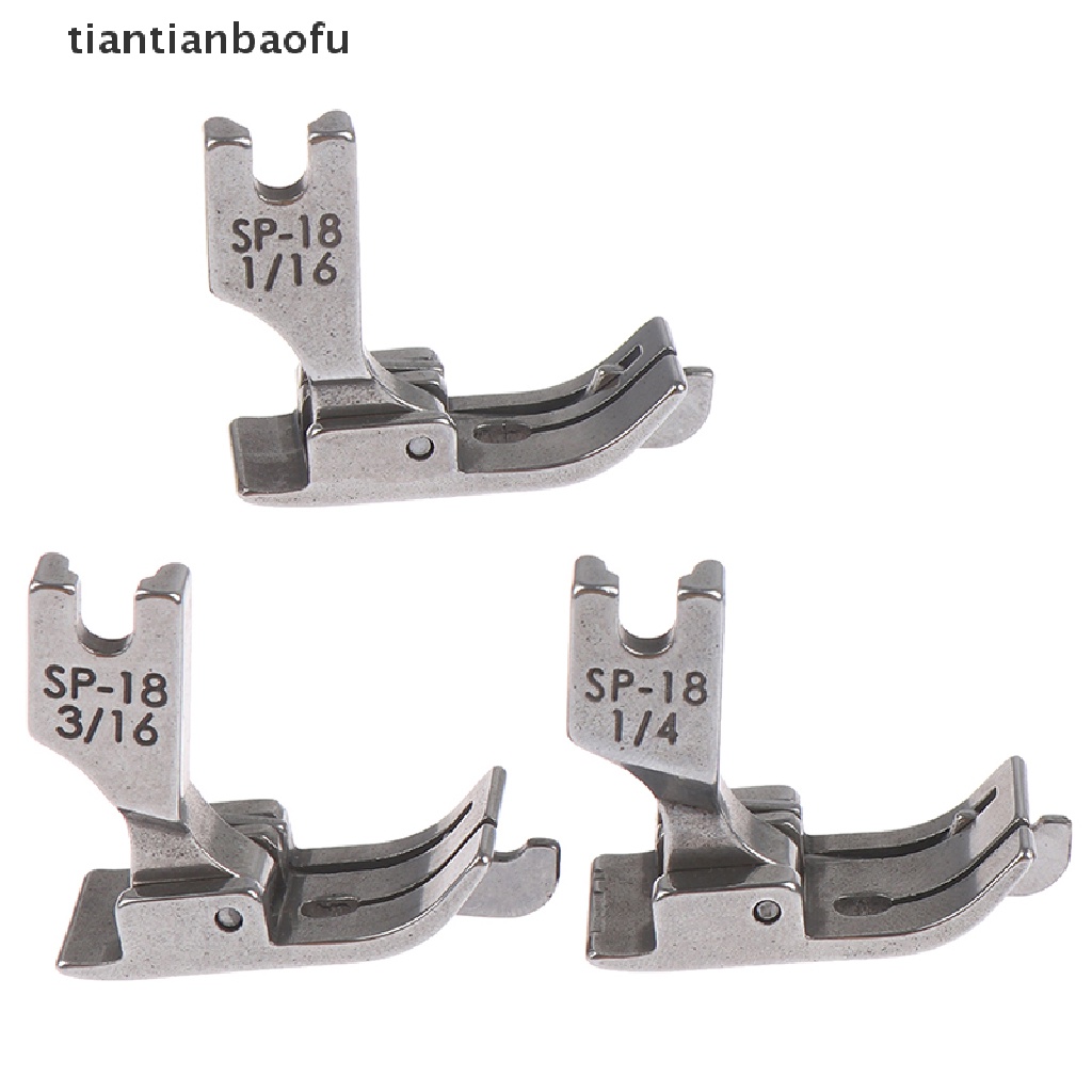 1pc presser foot Kanan Dan Lebar Bahan full steel Untuk Mesin Jahit