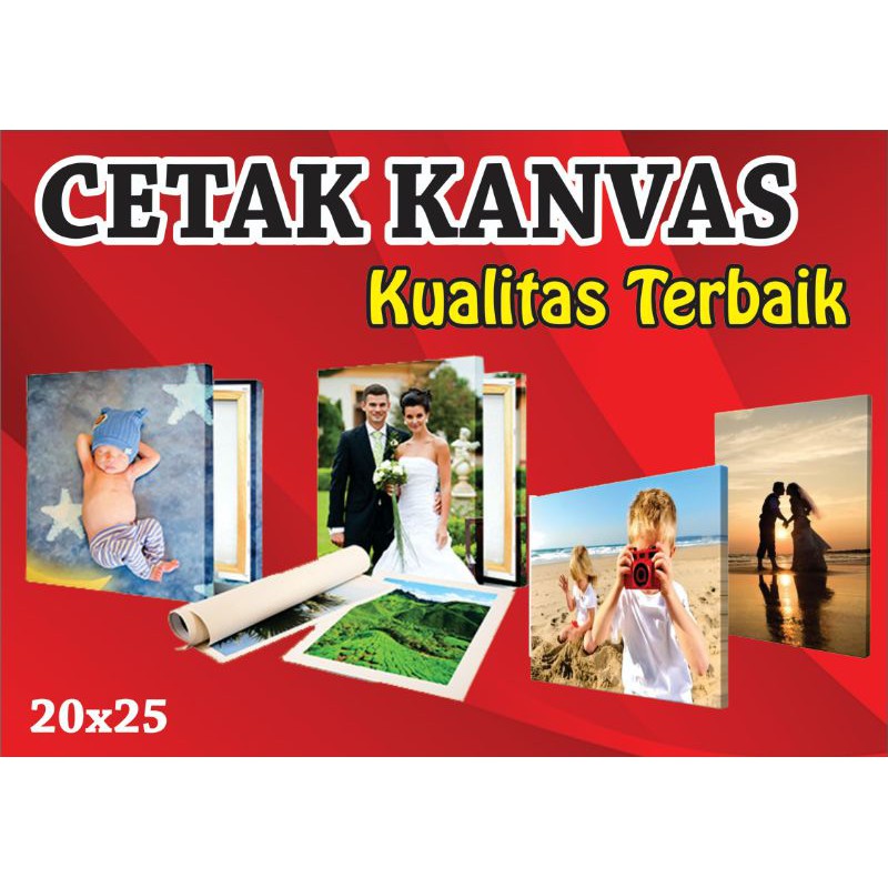 

Cetak Kanvas 10R dengan Spanram