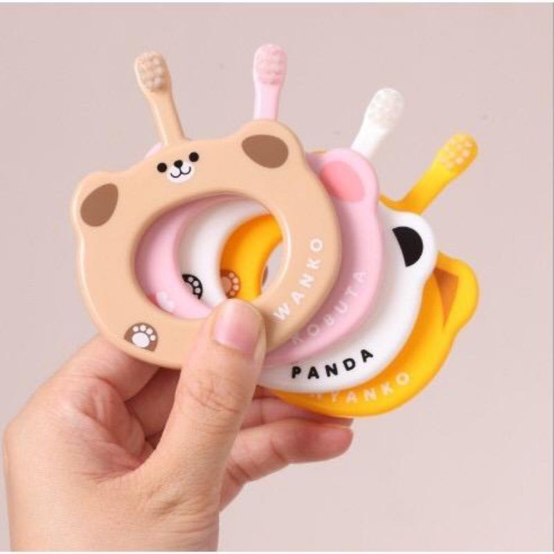 SIKAT GIGI CUTE Pegangan BULAT BABY TOOTHBRUSH / Brush Teeth Bayi Anak