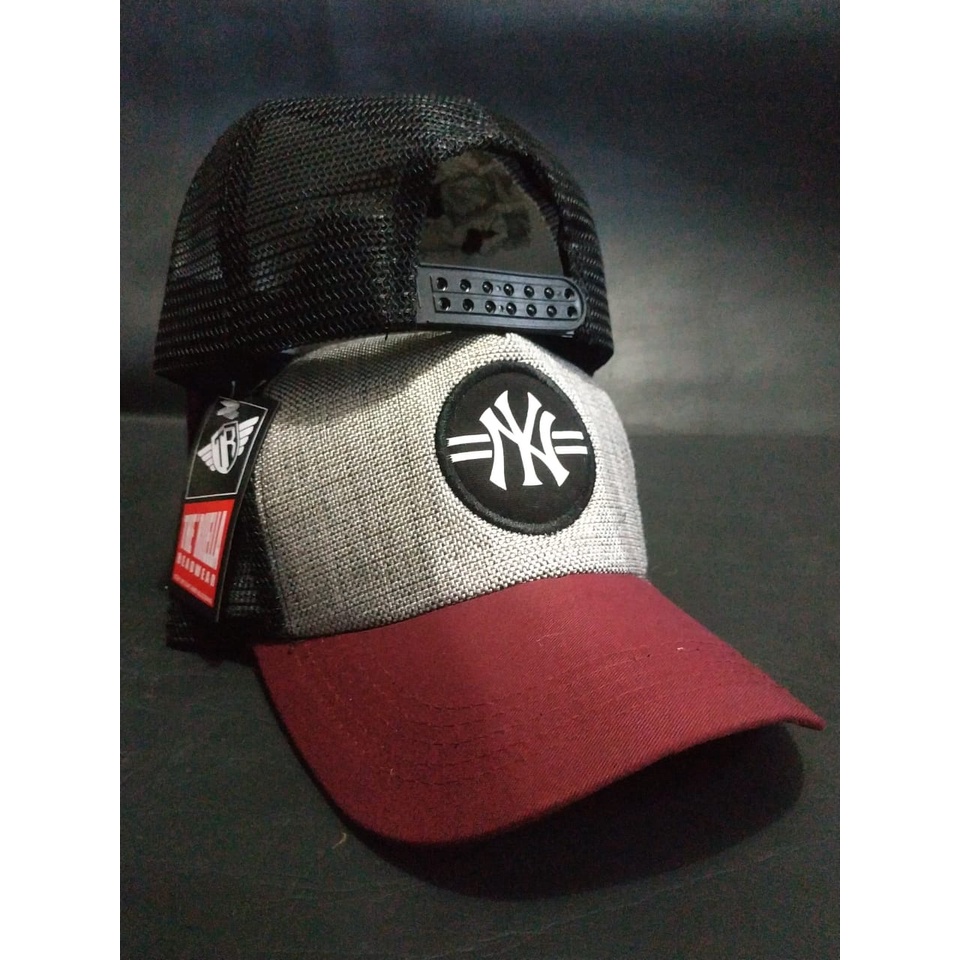 Topi pria jaring baseball Kekinian Termurah motif Random/realpict/COD