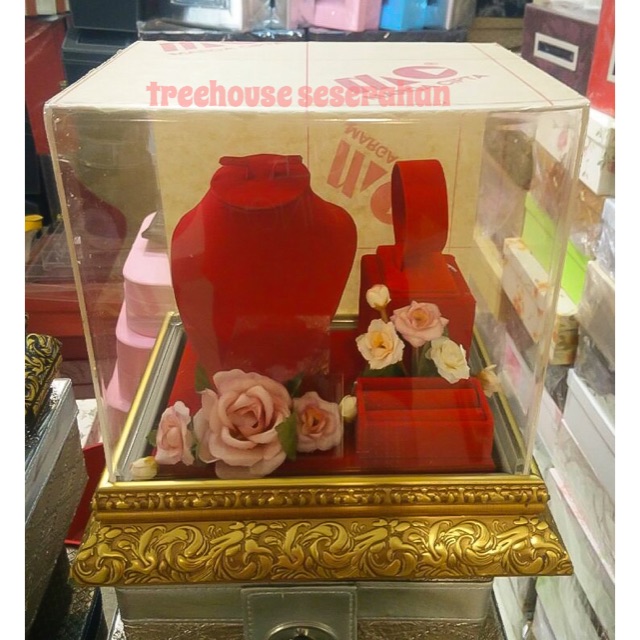 kotak perhiasan kotak mahar tempat perhiasan tempat mahar frame seserahan