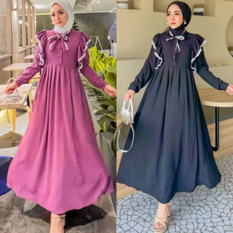 TERMURAH MAURA DRESS AIRFLOW // LARASATI GAMIS