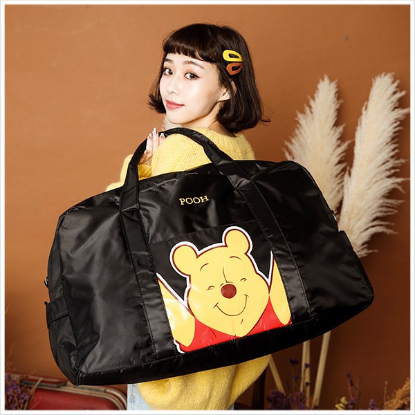 DISNEY x SKYBLUE - POOH nylon travel bag