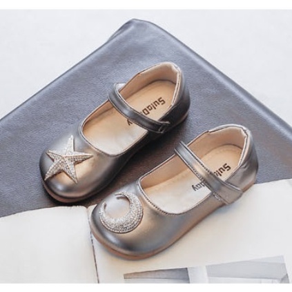 babyfit sepatu flats anak perempuan STAR AND MOON kids shoes import kl-a16