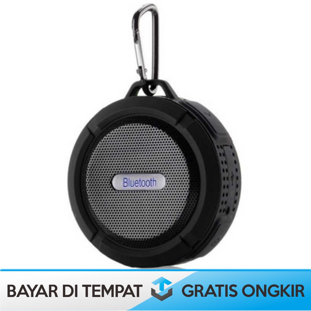 SPEAKER BLUETOOTH 3.0 PORTABLE MINI OUTDOOR TAFFWARE C6 ORIGINAL MURAH