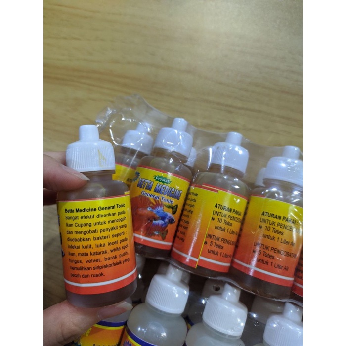 Obat Ikan Cupang Betta Medicine Calcium Tonic &amp; General Tonic