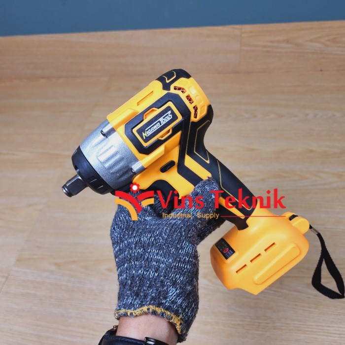 Unit Only Impact Wrench Brushless Nagawa Nci350U Mesin Pembuka Baut