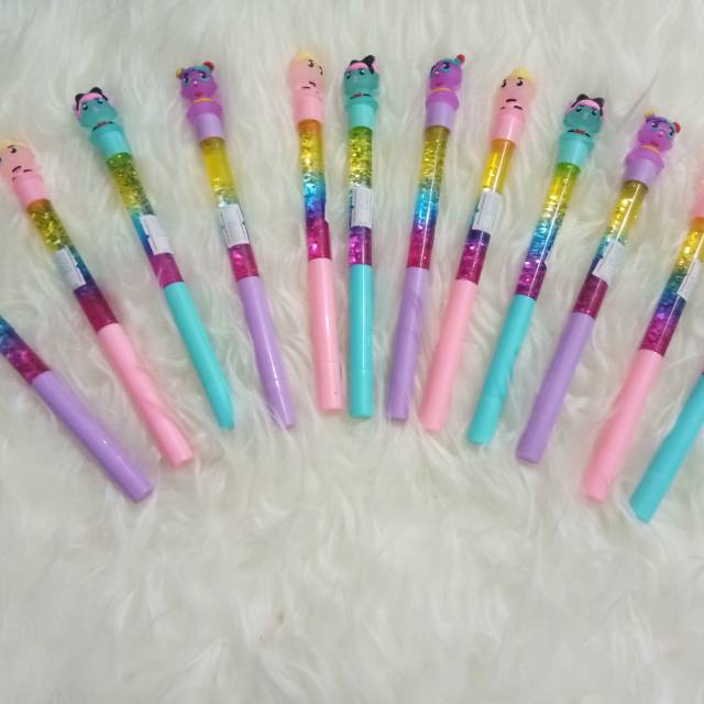 

Bulpen gel glitter import LOL yang kekinian