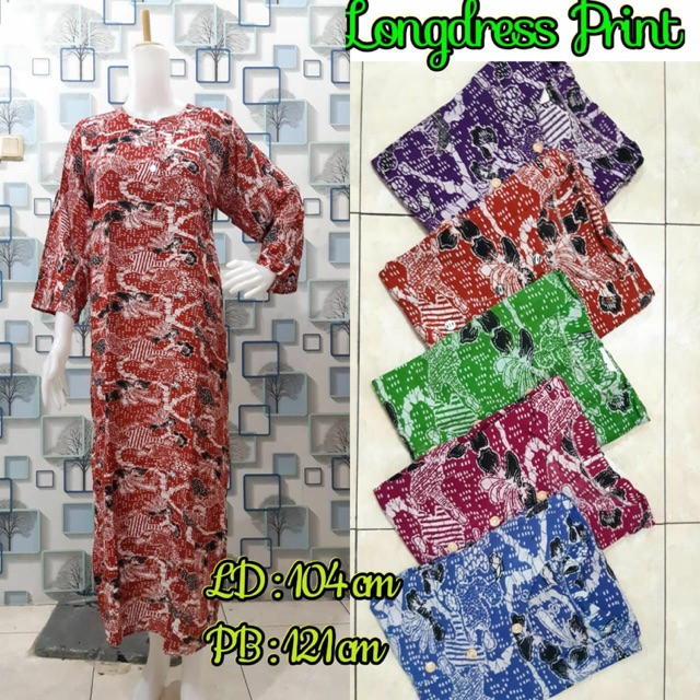 Longdress batik pekalongan
