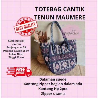 HOT SALE TAS TENUN CANTIK MUMERE NTT BAHAN KULIT SAPI ASLI INDONESIA ORIGINAL