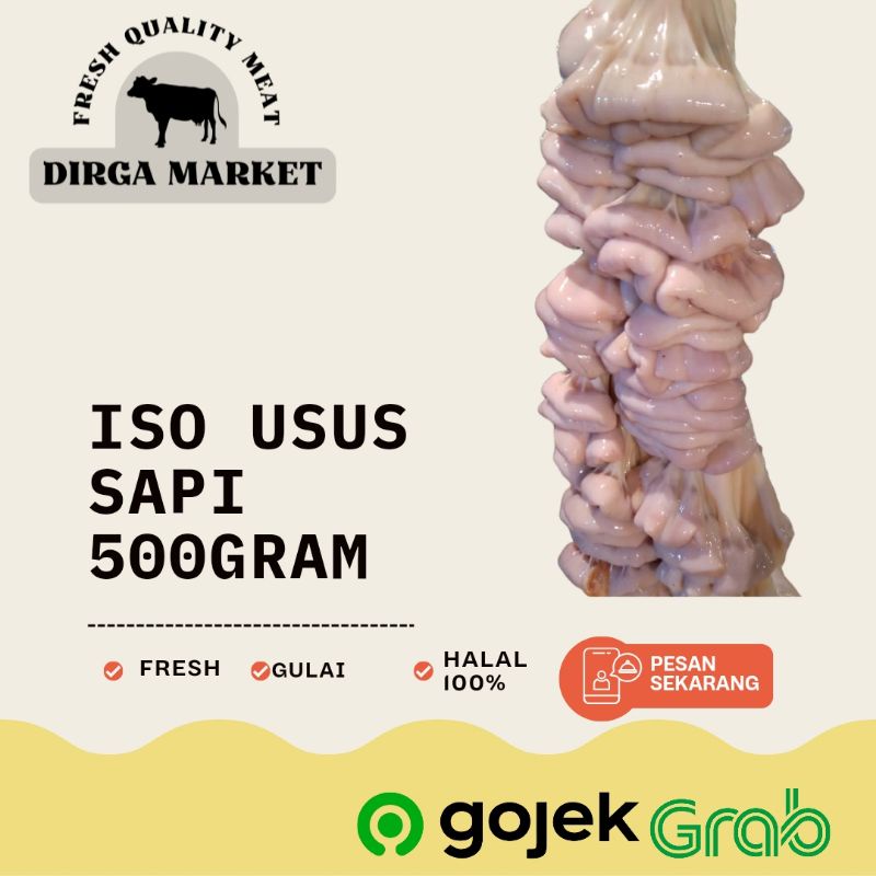 

ISO Usus Sapi Segar 500gram