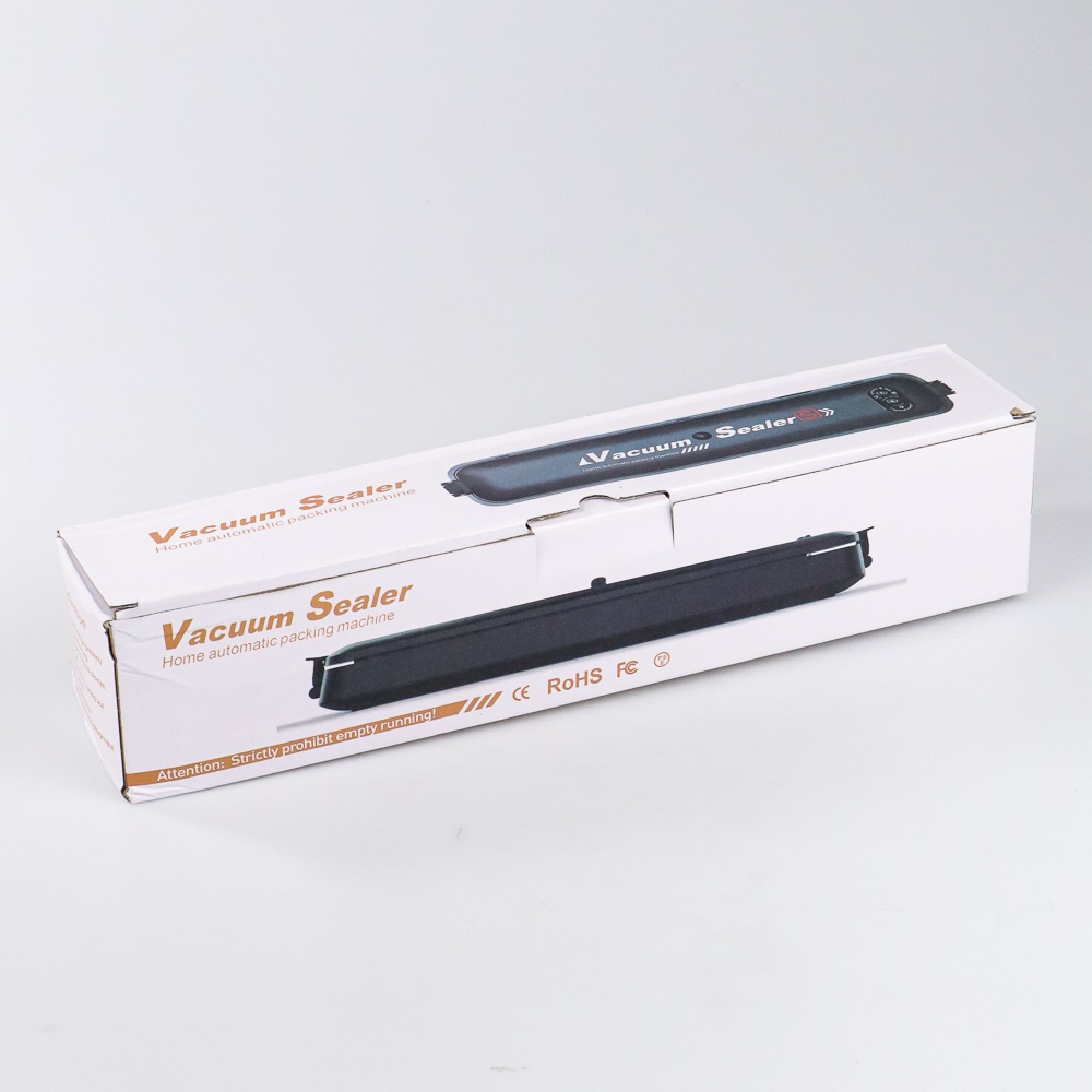 Vacuum Sealer Elektrik Plastik Pembungkus Makanan 220V 90W - F090021 - 7RHX8EBK Black