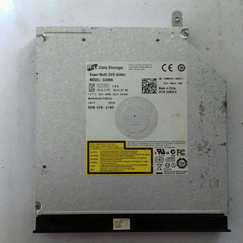 Dvd Rw Optical Drive Slim Laptop Dell Inspiron 14 3000 P53G