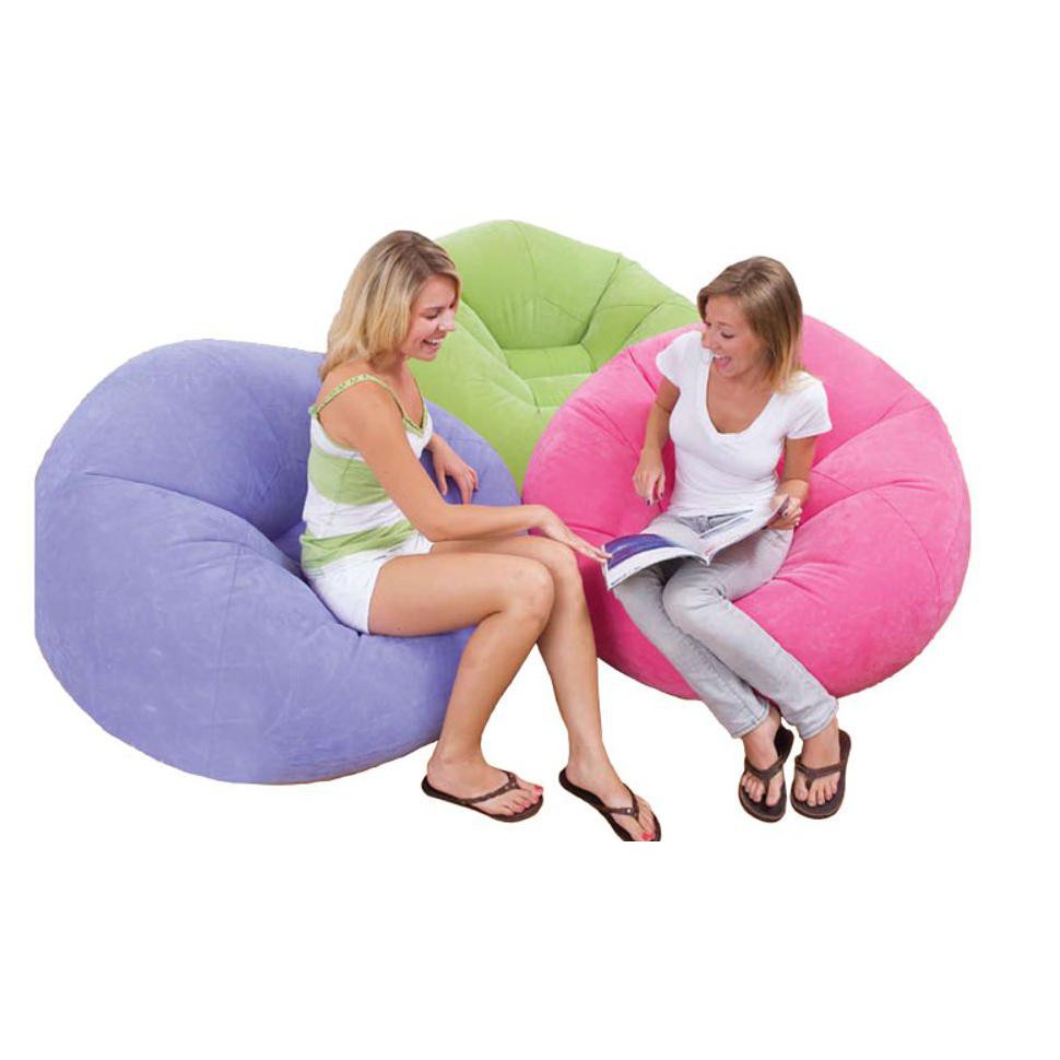 A0915 Intex Sofa Udara Angin Beanless Bag Chair 68569 Buy Shopee Indonesia