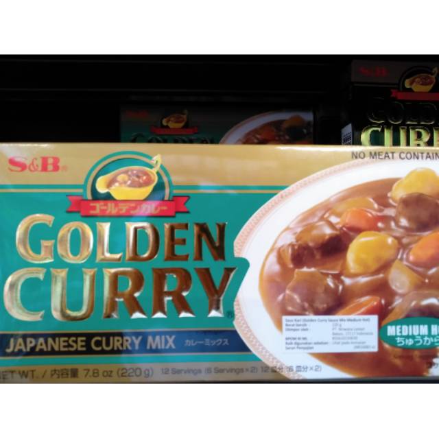 

S&B golden curry japanese curry mix medium hot