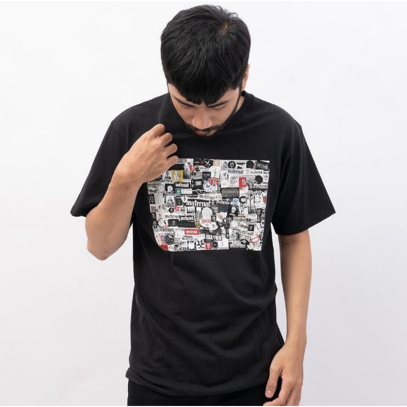 Kaos Pria Maternal Disaster T-shirt Maternal Disaster STICKOZ Black Kaos Distro Pria Wanita - Tshirt