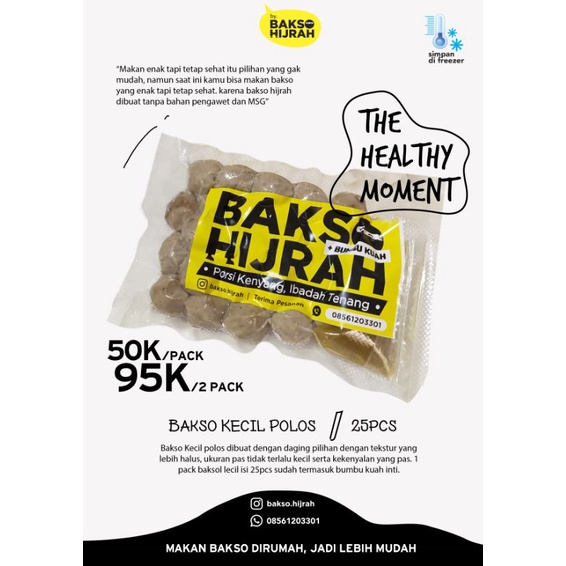 

BAKSO FROZEN HALAL - Bakso Hijrah Plus Bumbu Kuah